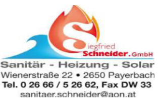 Sanitär - Heizung - Solar Schneider GmbH